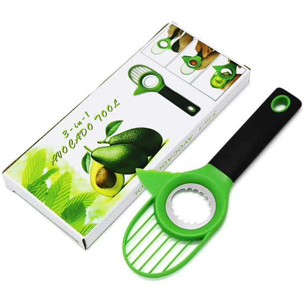 Avocado Slicer Tool with Comfort-Grip Handle Fruit Peeler Splitter Kitchen Tool